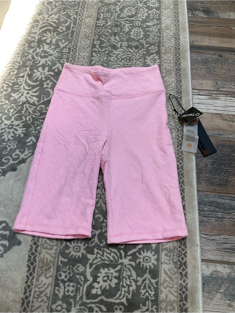 NWT Mono B Pink Cropped High-Rise Leggings Activewear